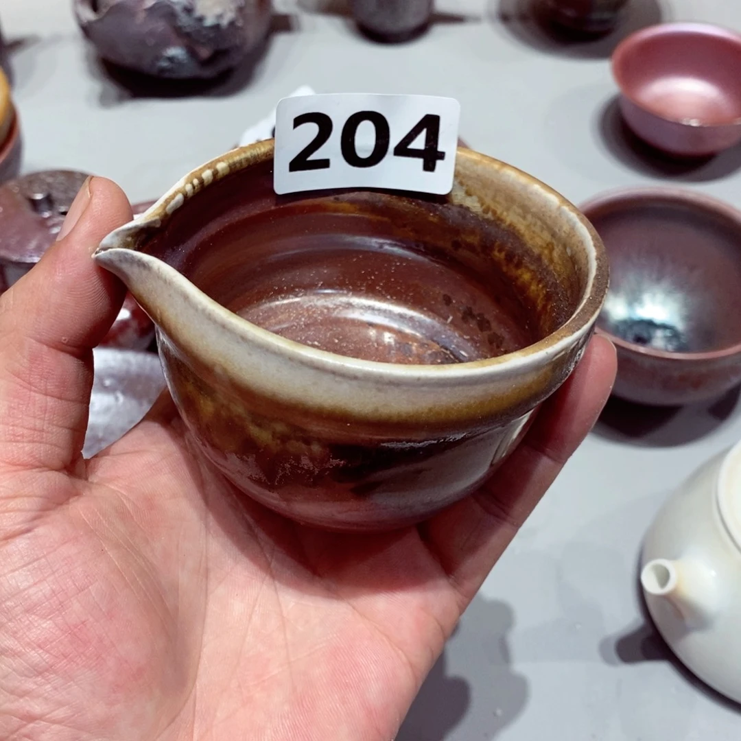 柴烧茶具陶瓷杯子