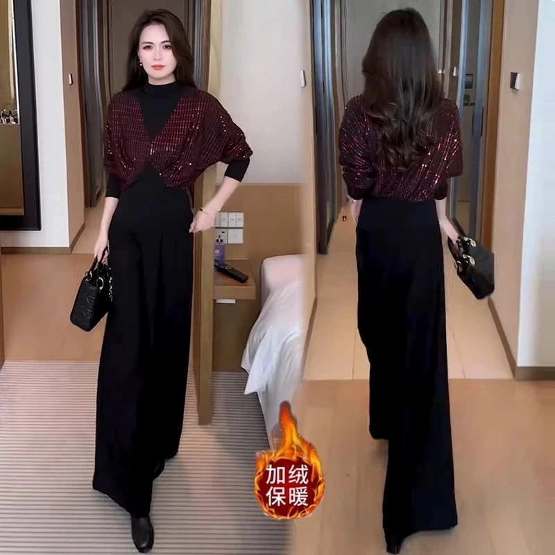 春秋冬洋气显瘦打底衫时尚假两件上衣女长袖别致漂亮小衫新款