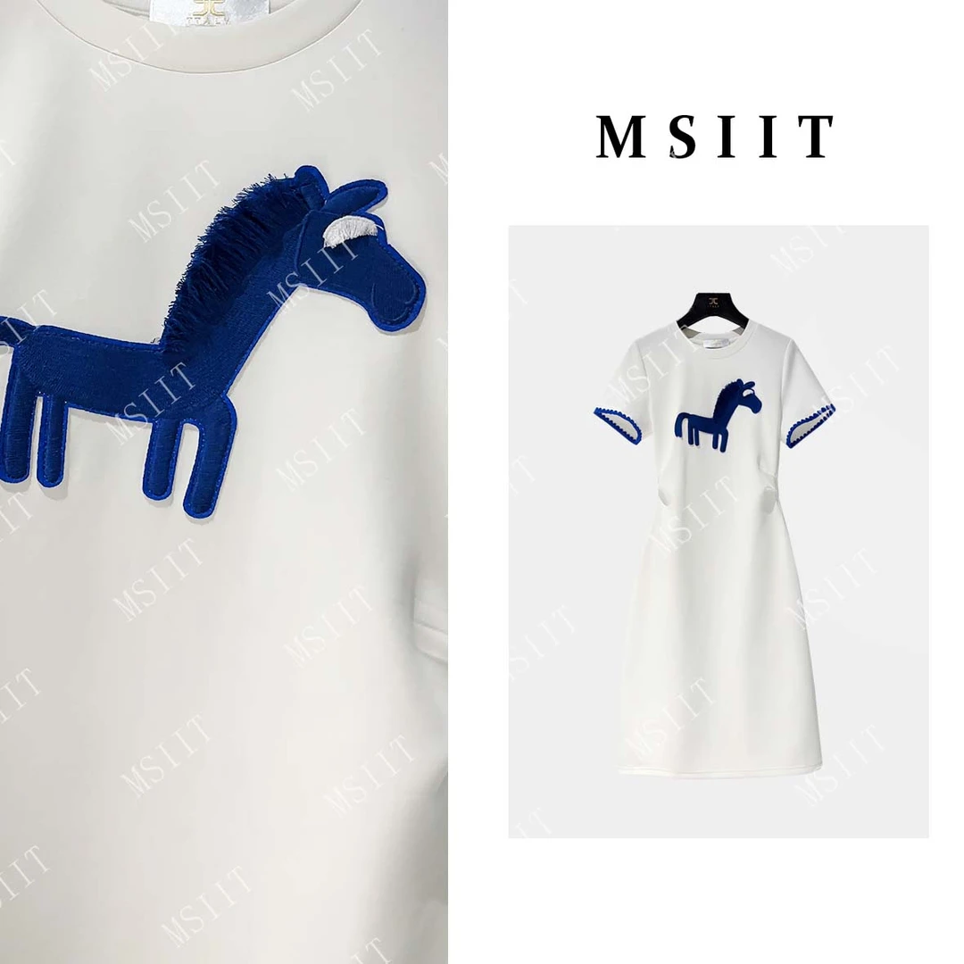 XX-夏日轻奢简约舒适感设计重工显瘦气质连衣裙女JC-A3380