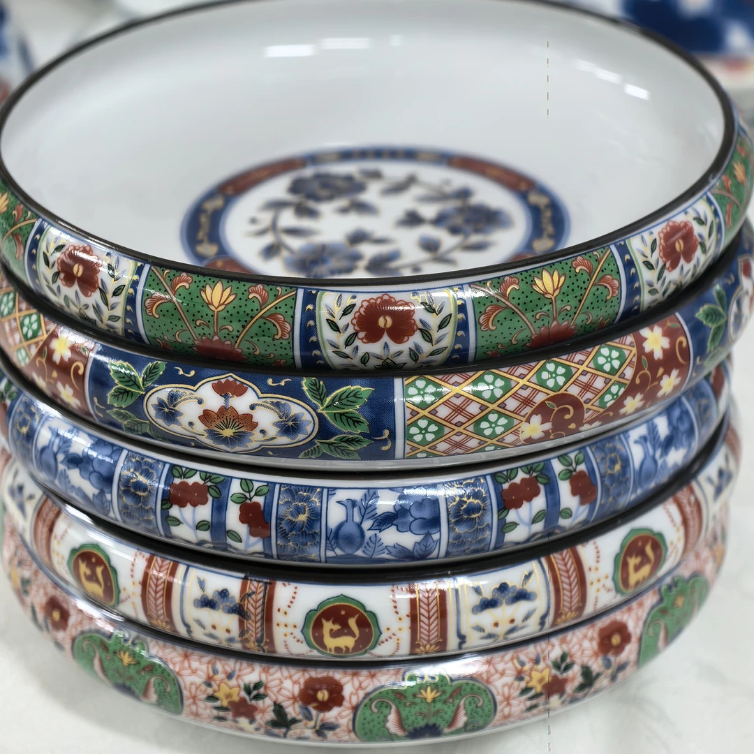 有田烧-伊万里圆钵（红烧肉钵）