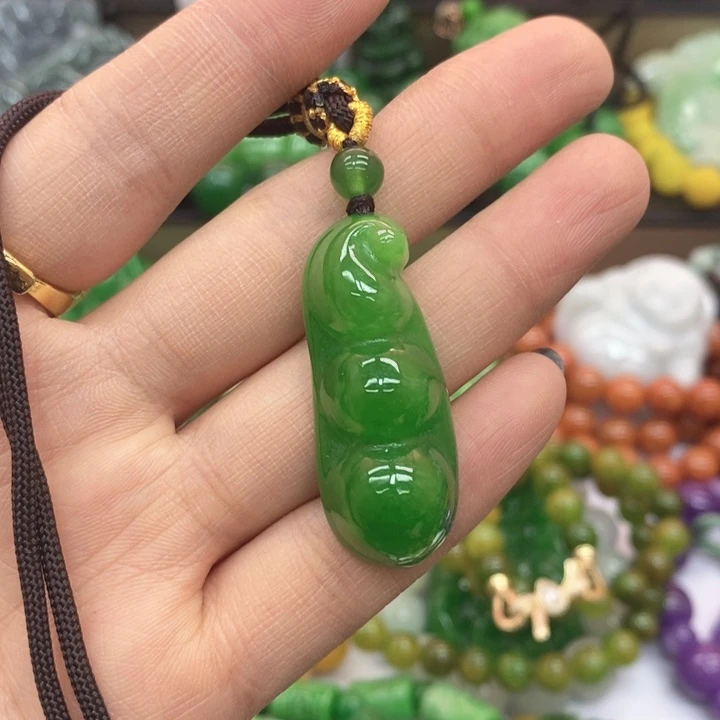 翡翠未镶嵌颈饰项链47