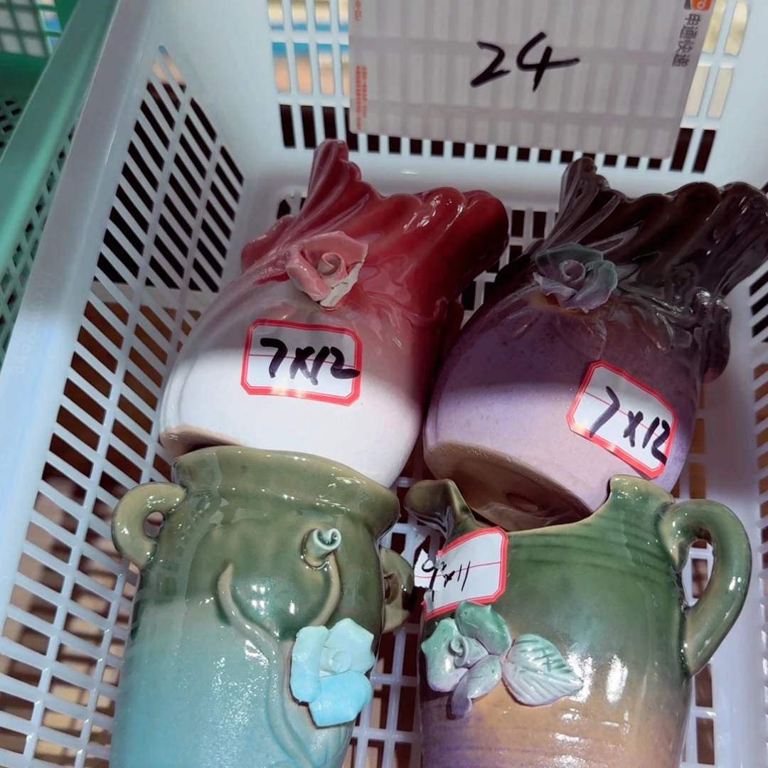 紫砂花盆粗陶屡次