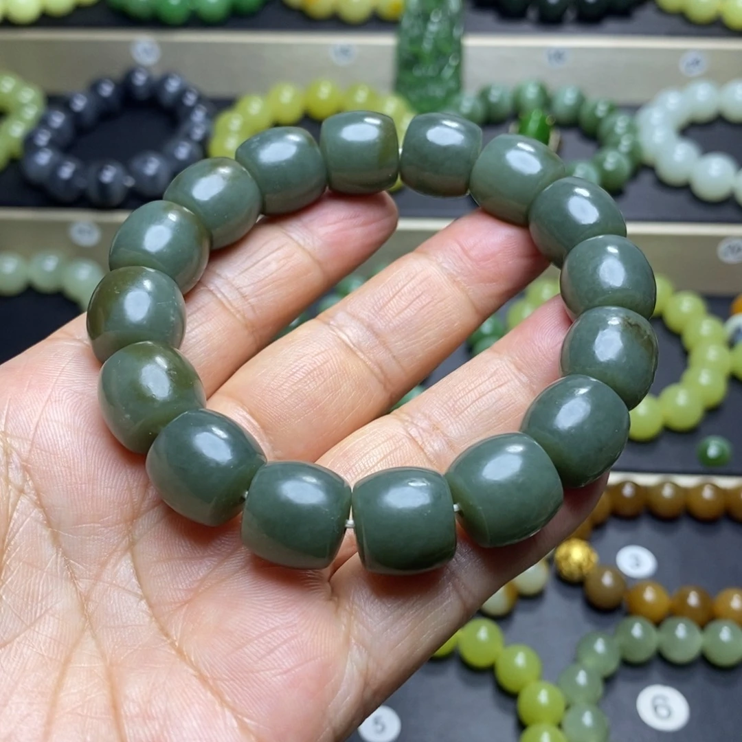 和田玉未镶嵌手串