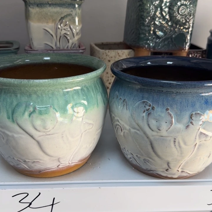 紫砂花盆口20高18，111111