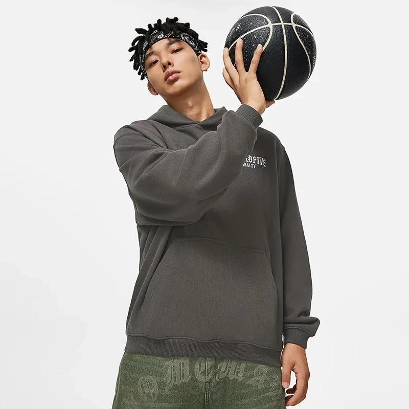 《直播》李宁反伍系列BADFIVE男子印花套头连帽运动卫衣AWDTB97重工