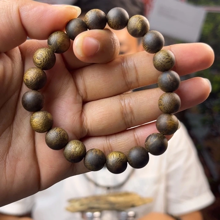 手串沉香奇楠圆珠手串 10mm单圈 多样性发一