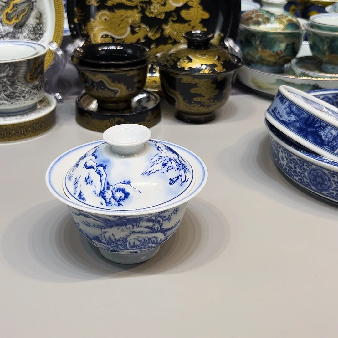 小***糕茶盏景德镇陶瓷艺术类
