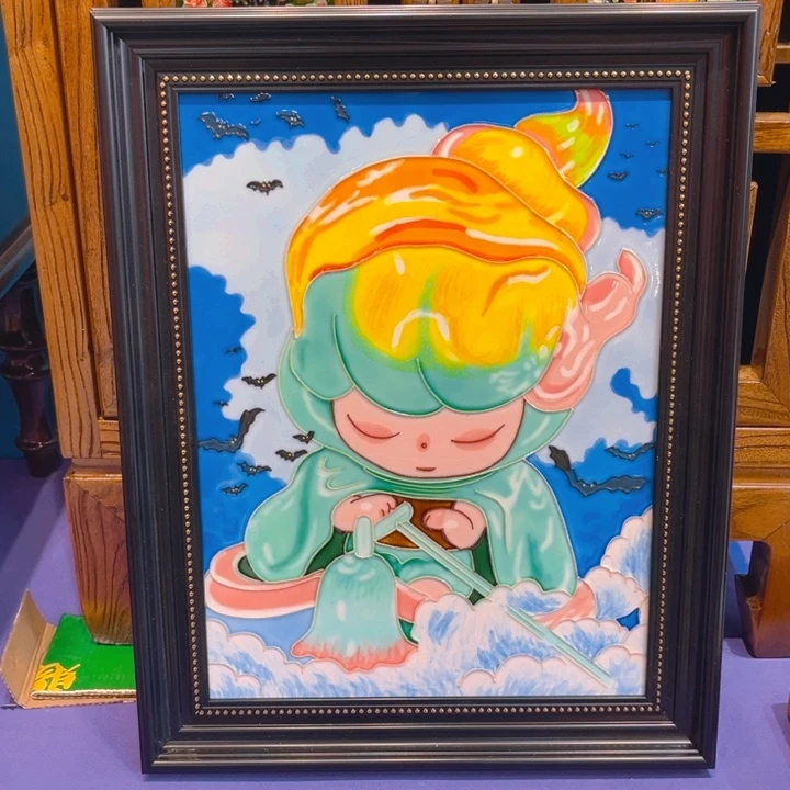 木瓷板画艺术作品