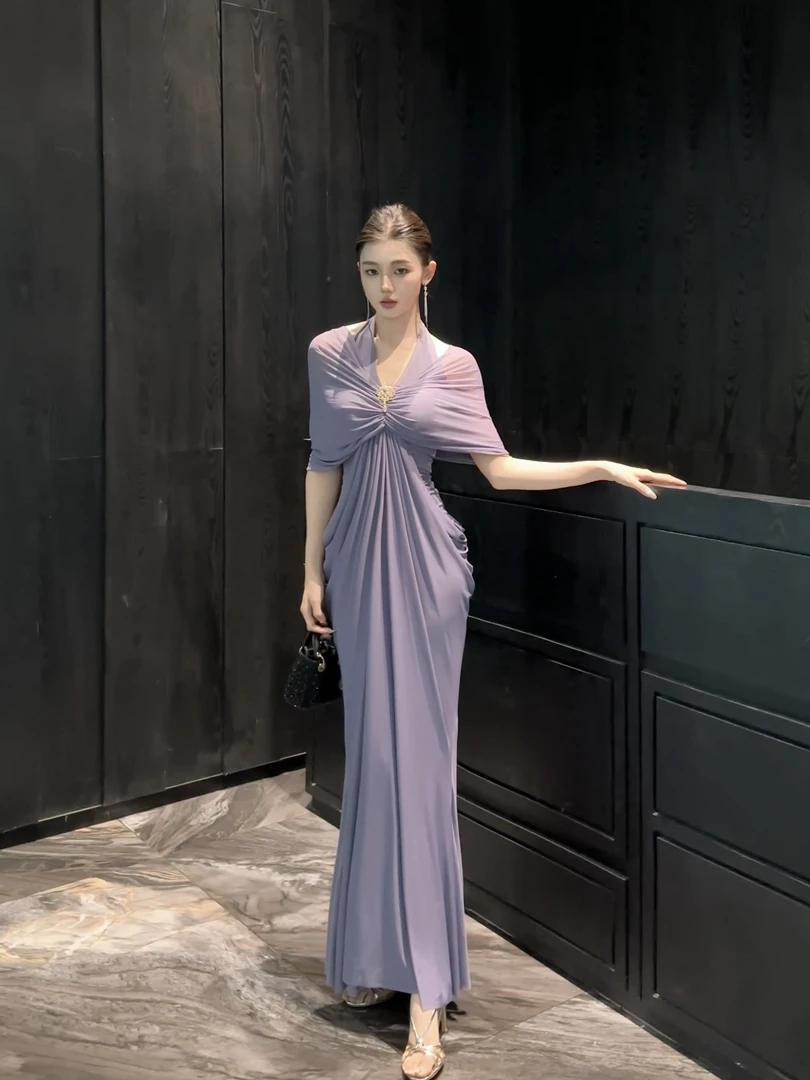 现货【春日部】气质法式显瘦收腰连衣裙0911