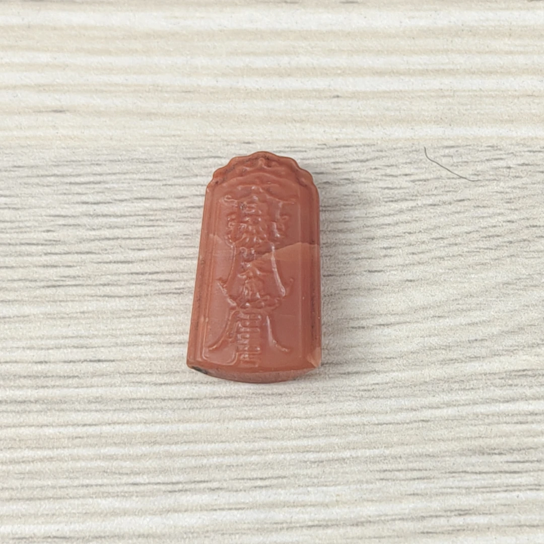 南红玛瑙符纹佩ANH2505232017