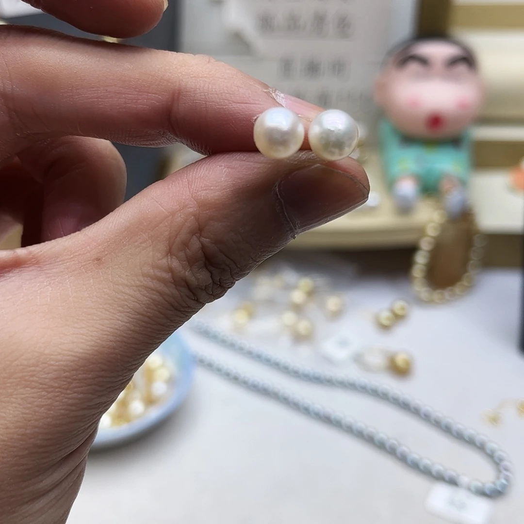 耳饰未镶嵌海水珍珠