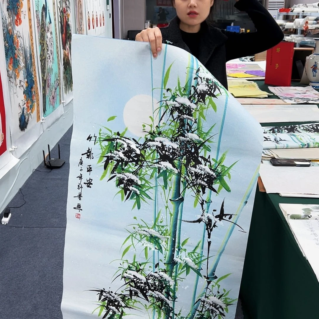 国画宣纸国画纯手绘作品