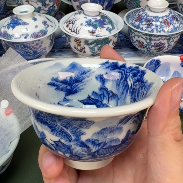 大帅景德镇手工手绘茶具259
