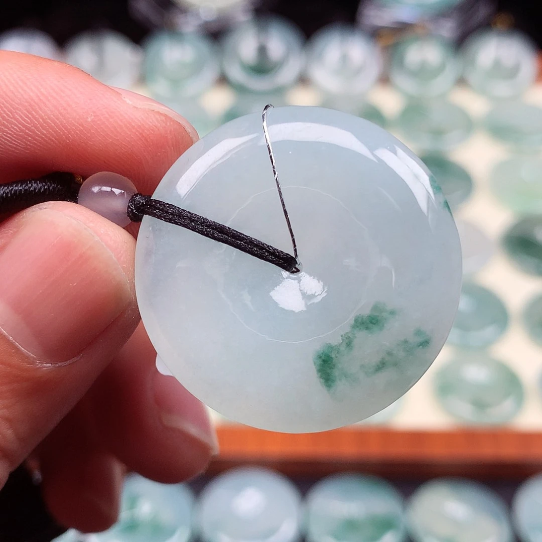 颈饰未镶嵌翡翠32.8-5.6mm