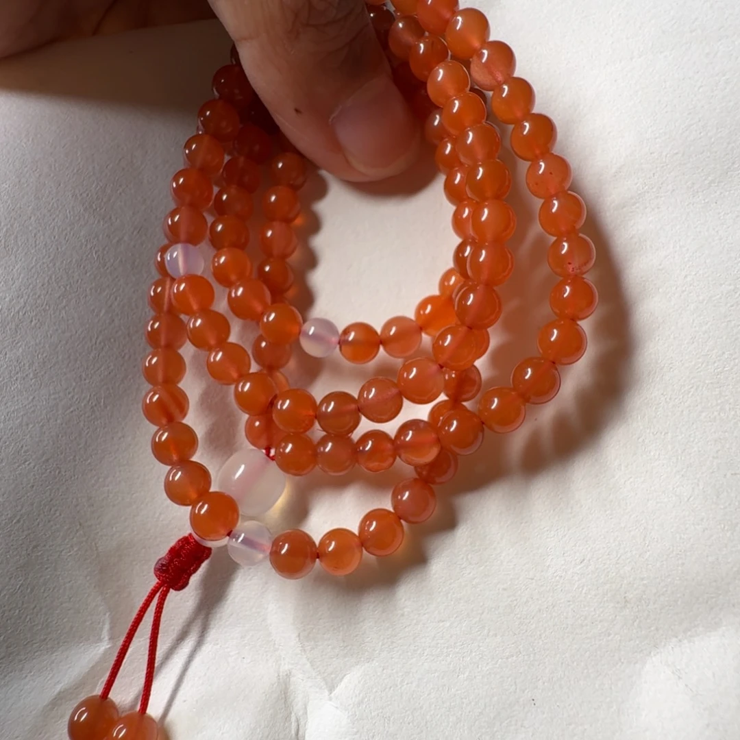 南红玛瑙未镶嵌手串
