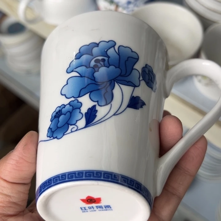 青韵马克杯陶瓷一个