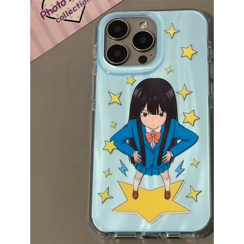 BANCA星星叉腰黑沼爽子适用苹果16/17promax手机壳15/14流星纹13