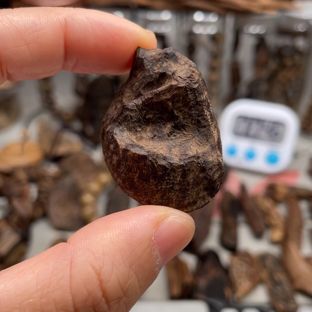 飞***天沉香沉香碎屑文莱九分铁头3.38