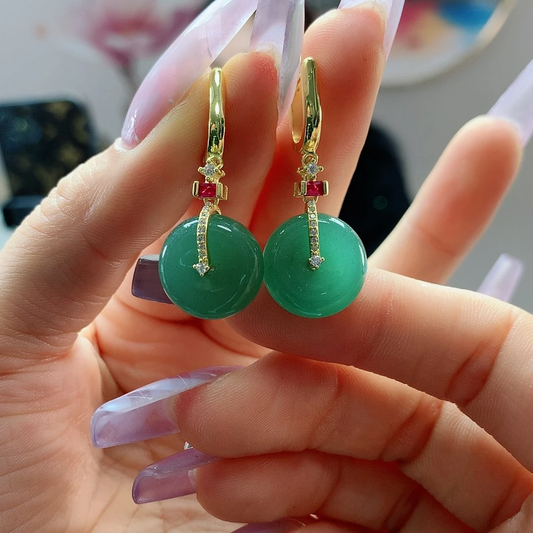 【闪购商品】红宝石耳饰未镶嵌