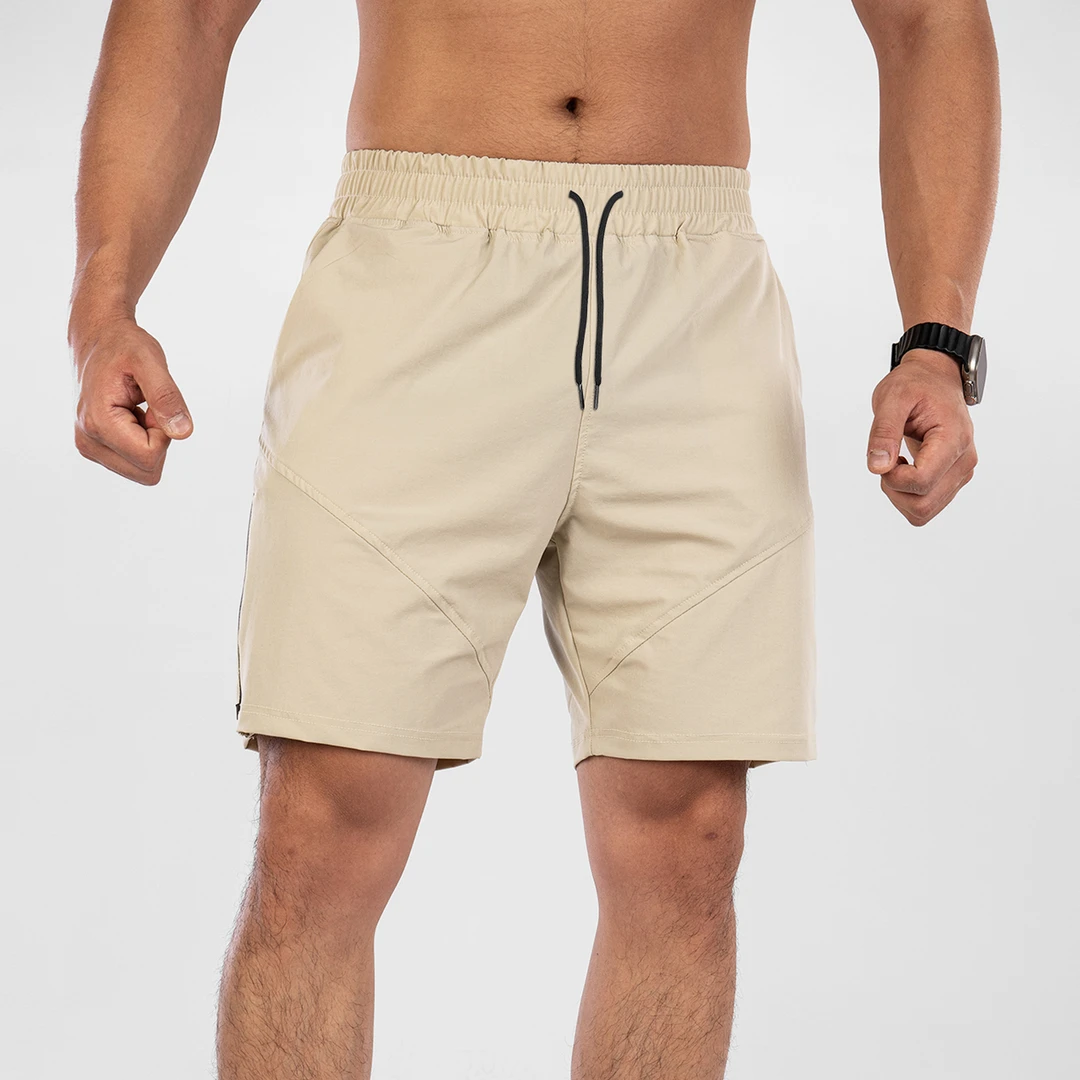 速干透气五分裤短裤男跑步中裤透气系带吸湿排汗运动休闲篮球短裤