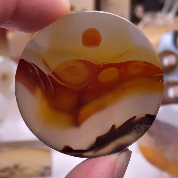 玛瑙/玉髓未镶嵌吊坠(不含链)