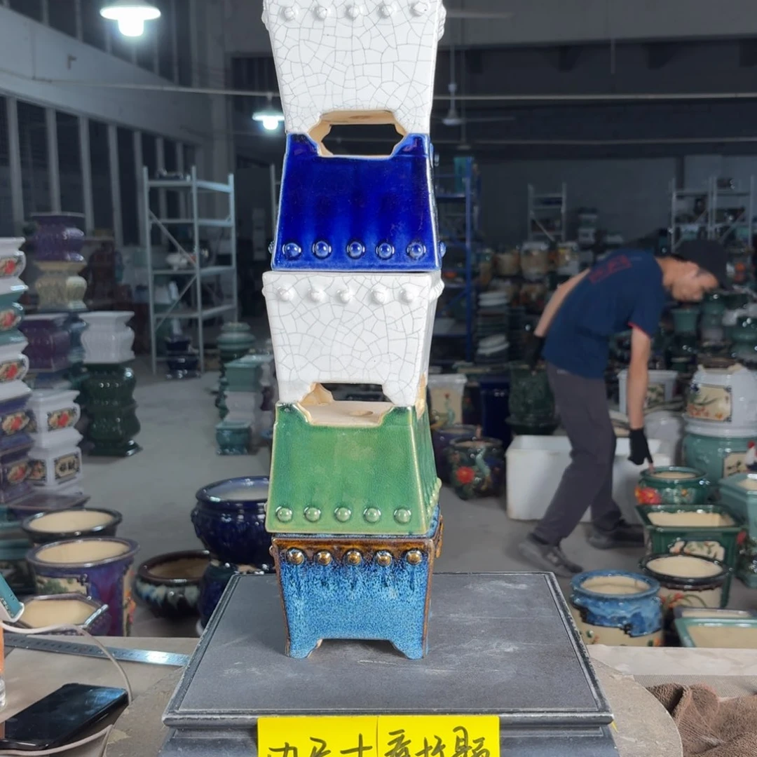 一风堂石湾花盆 微瑕