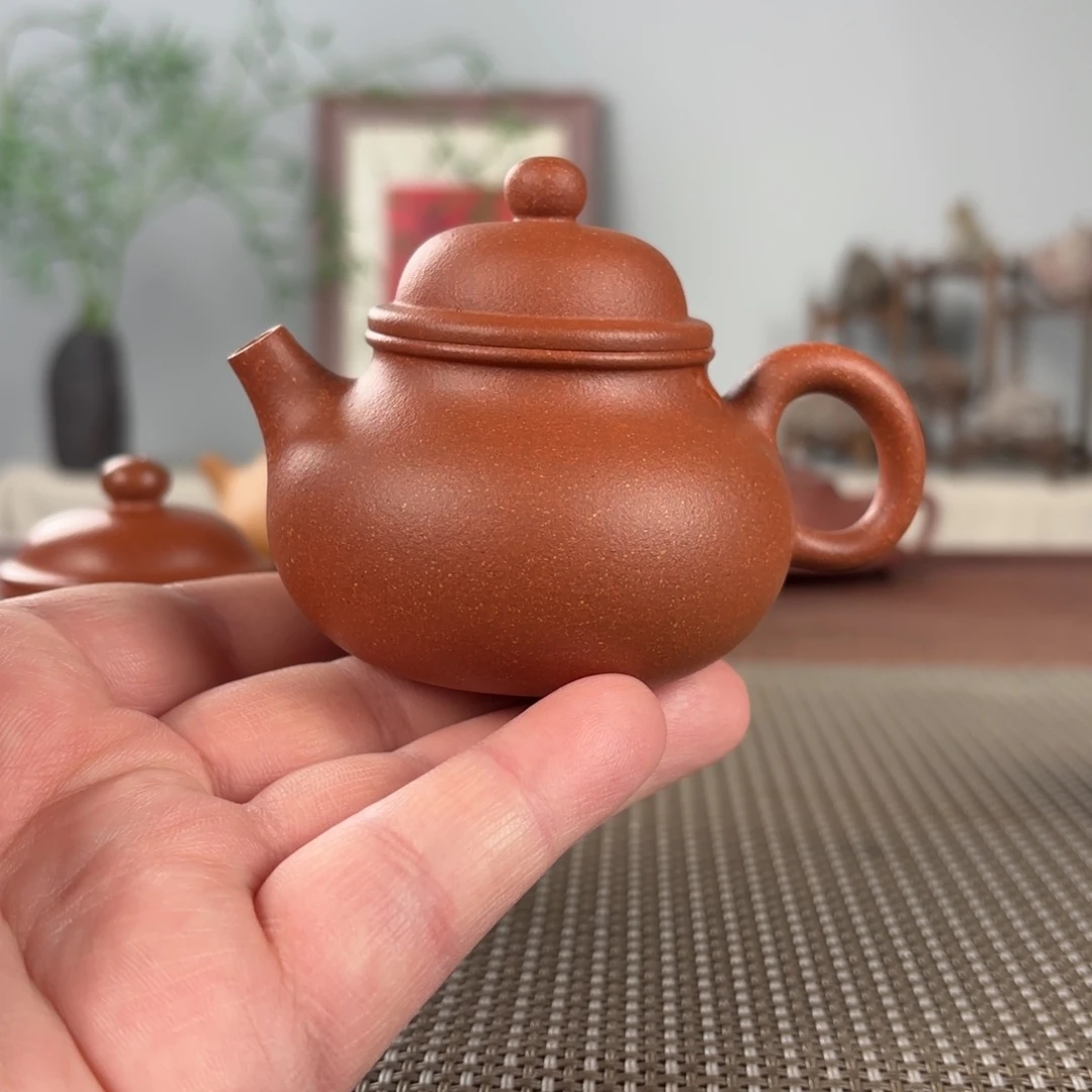 紫砂茶壶黄龙山原矿紫砂壶120