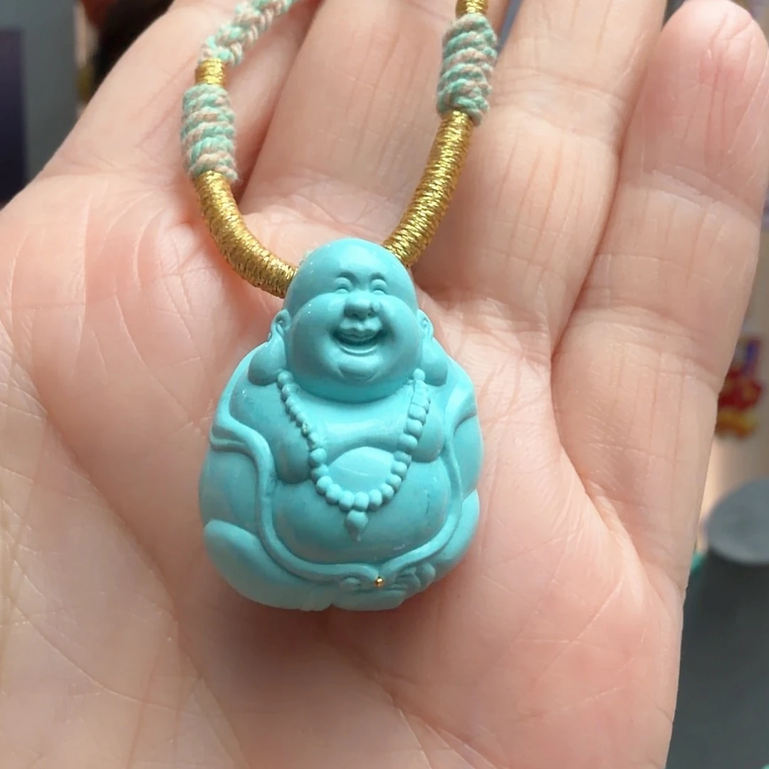 绿松石未镶嵌颈饰