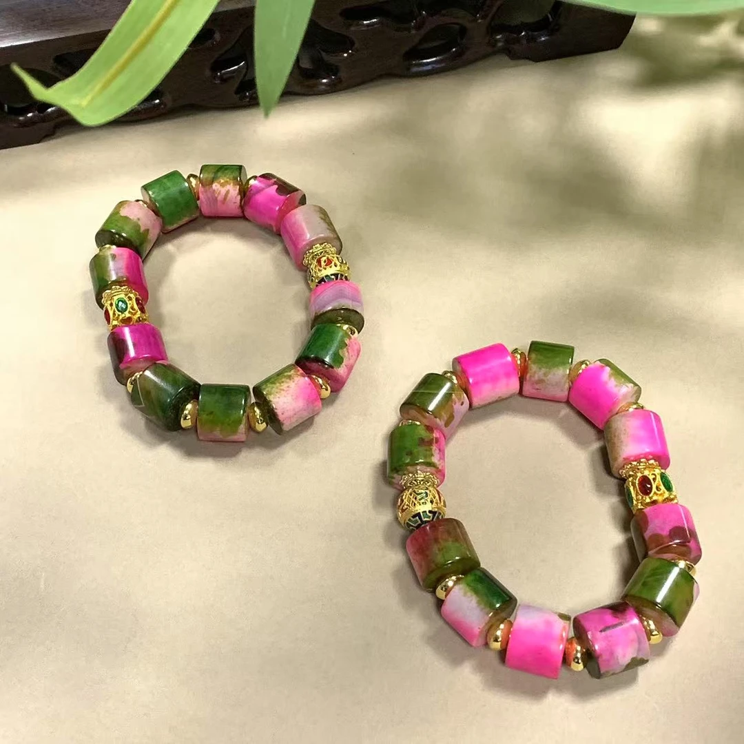 面面来财珠宝S7979卡14左右-凝香玛瑙玉手串-多样性发其一