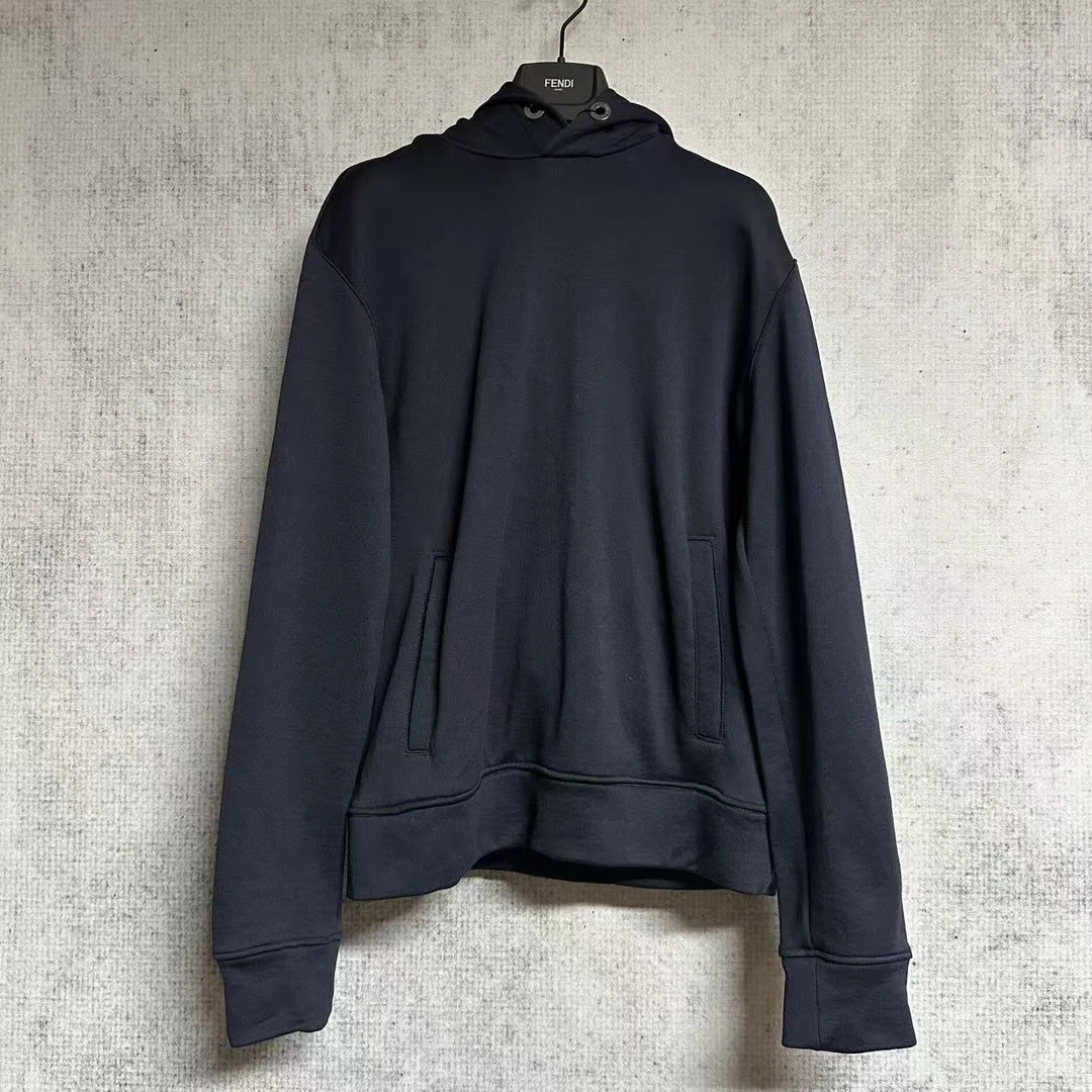 99新 GIORGIO ARMANI/阿玛尼 连帽印花卫衣/S码
