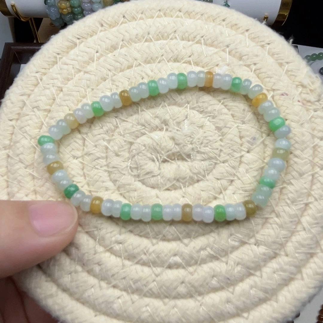 未镶嵌手链翡翠翡翠