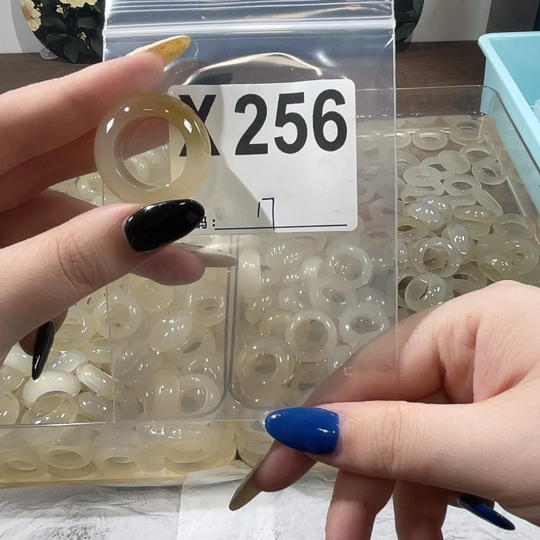 玛瑙/玉髓未镶嵌戒指256