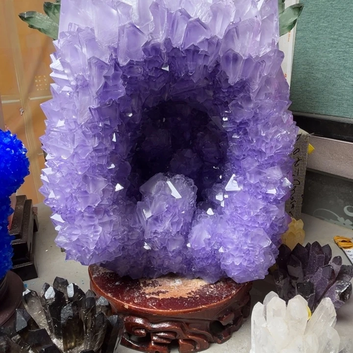 自***在石材摆件 紫气东来