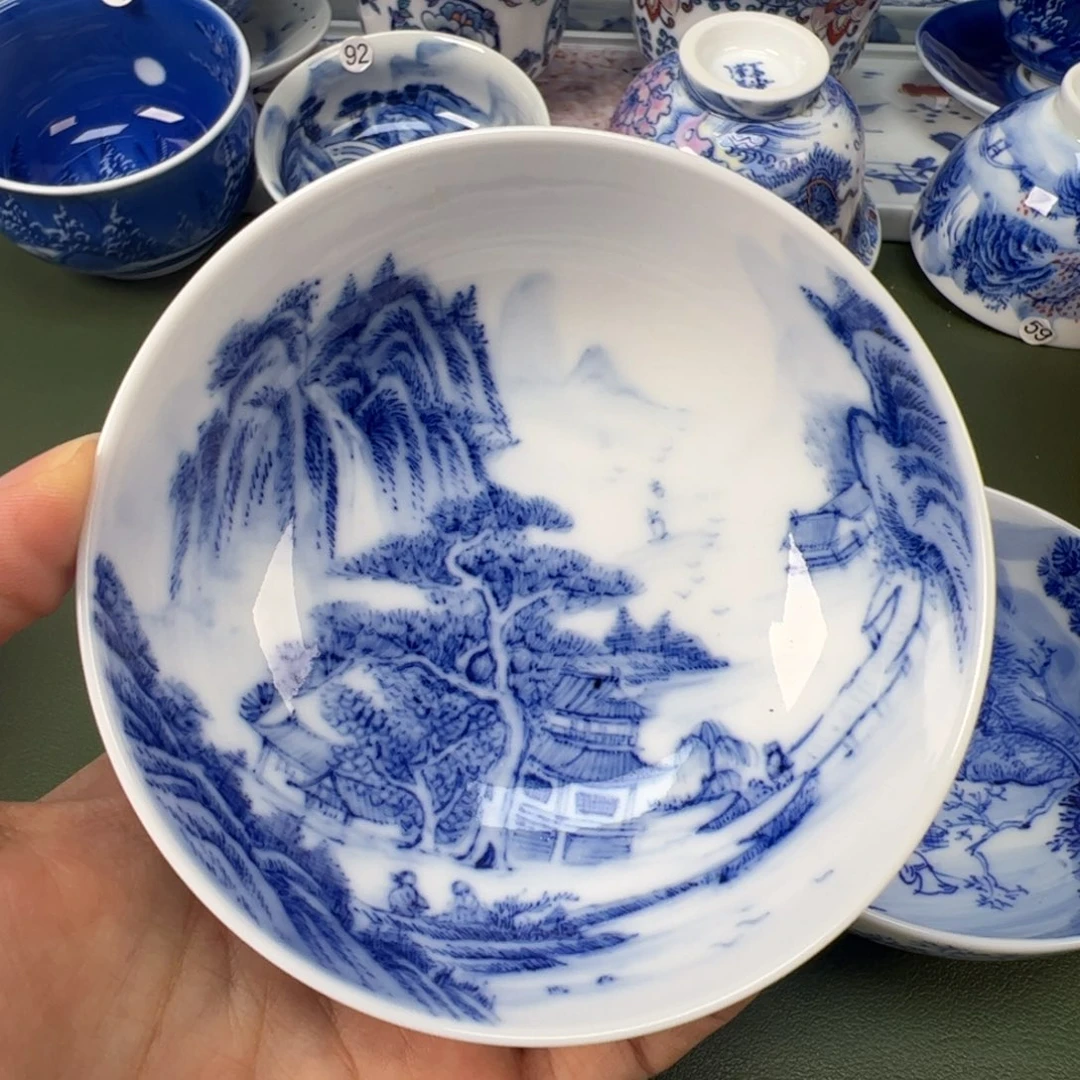 景德镇纯手工纯手绘茶具木木83