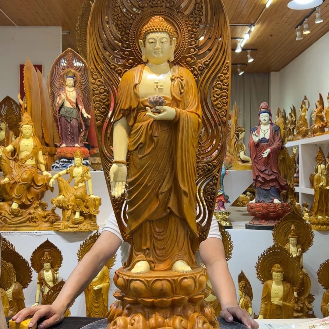 香樟木阿弥陀佛宝像