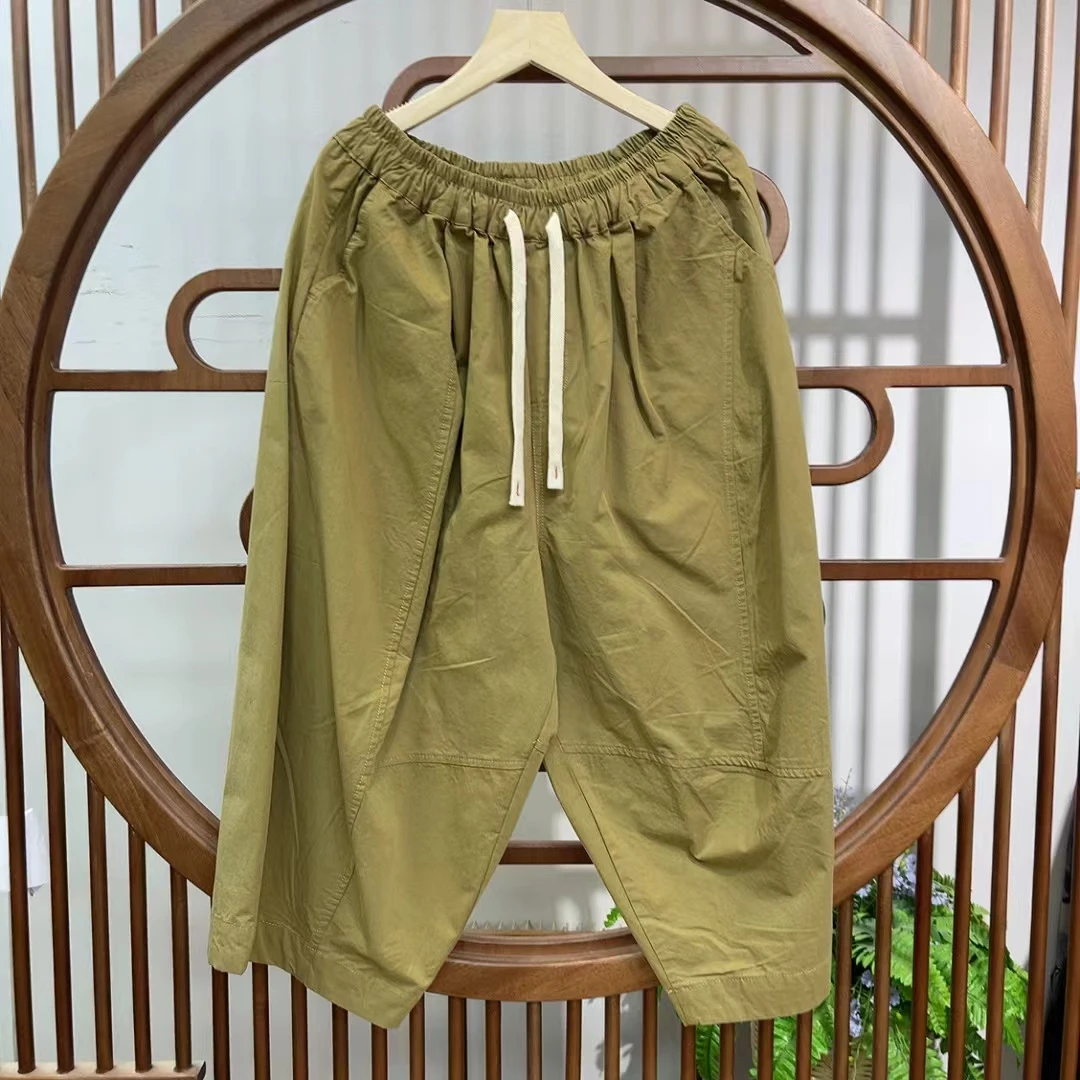 3685新款夏季休闲气质百搭时尚哈伦裤