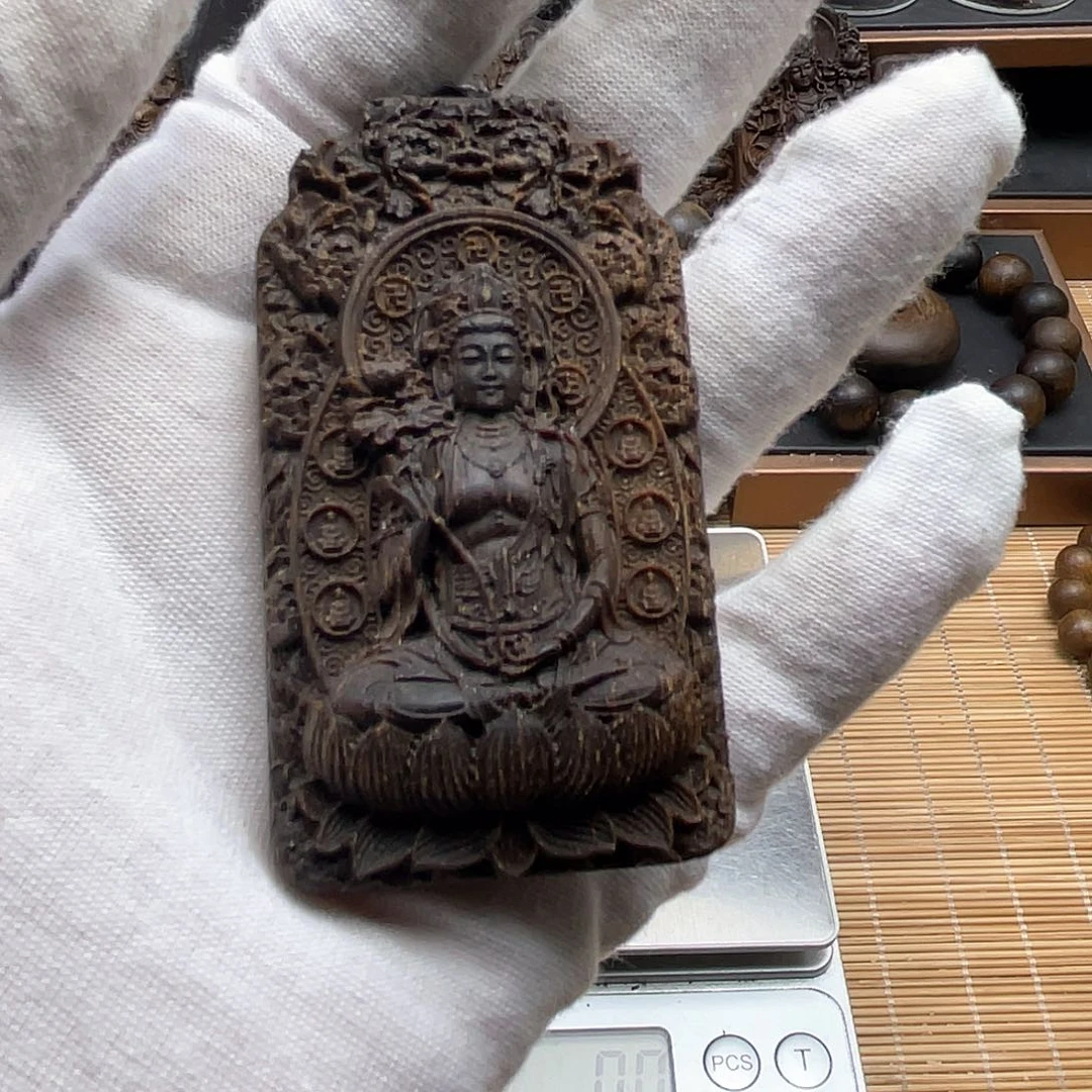 沉香木吊坠黎*文莱沉香