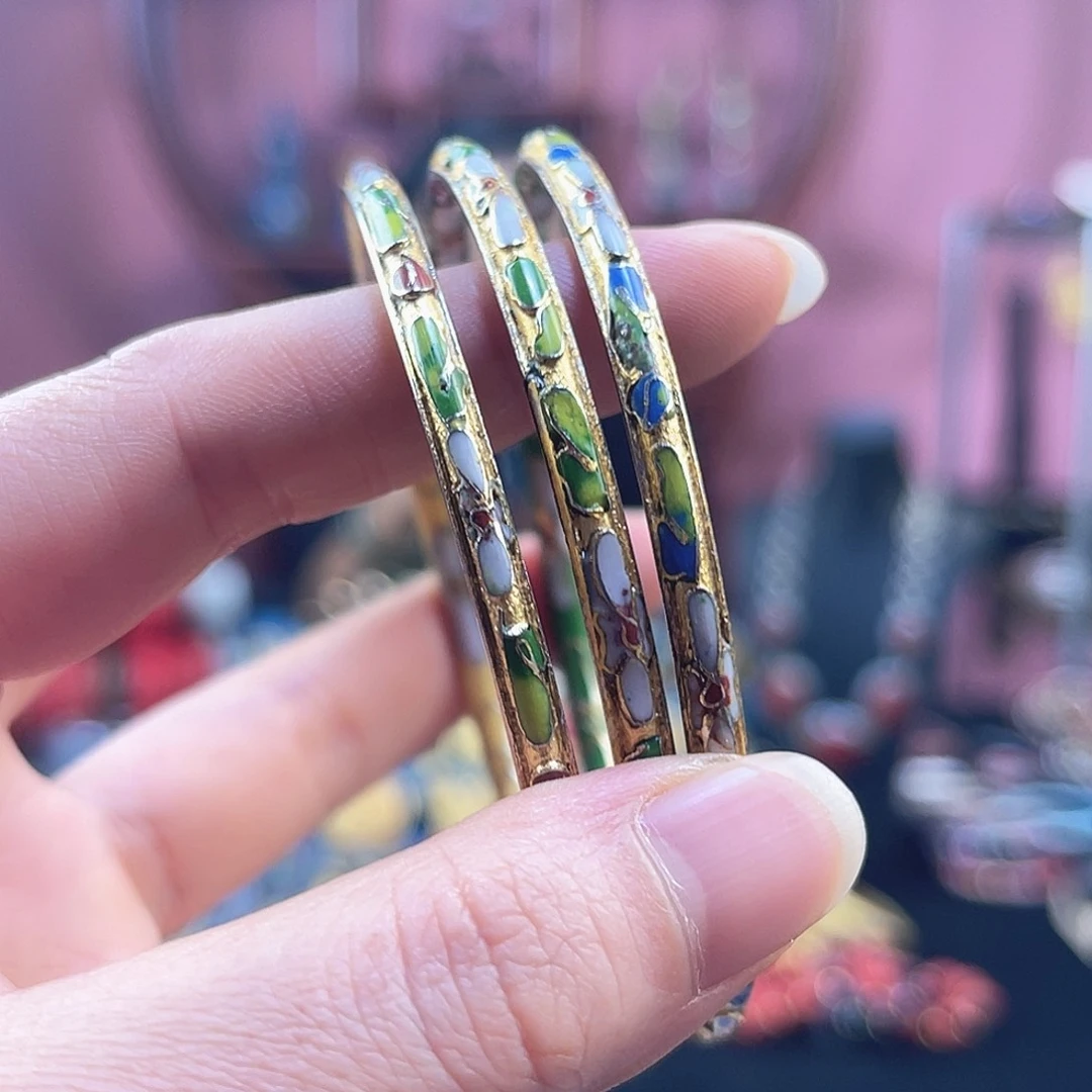 非遗技艺 金地景泰蓝手镯