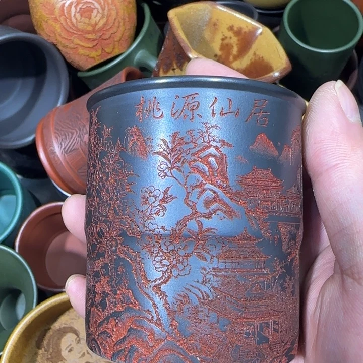 茶杯紫砂全手工制作工艺