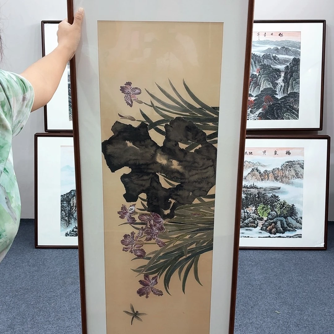 国画手绘作品160×45尺寸