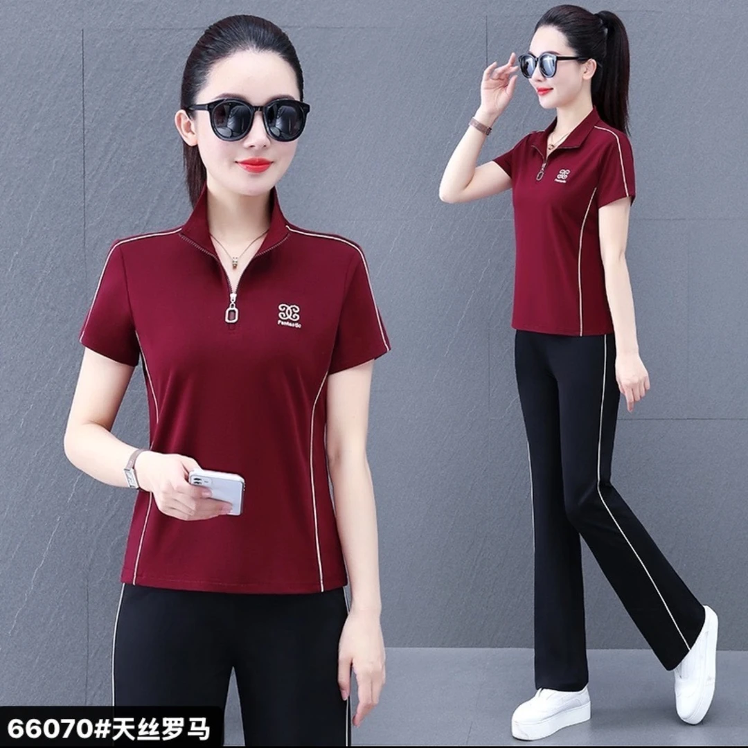 夏季新款女装休闲运动服套装显瘦韩版时尚宽松减龄洋气