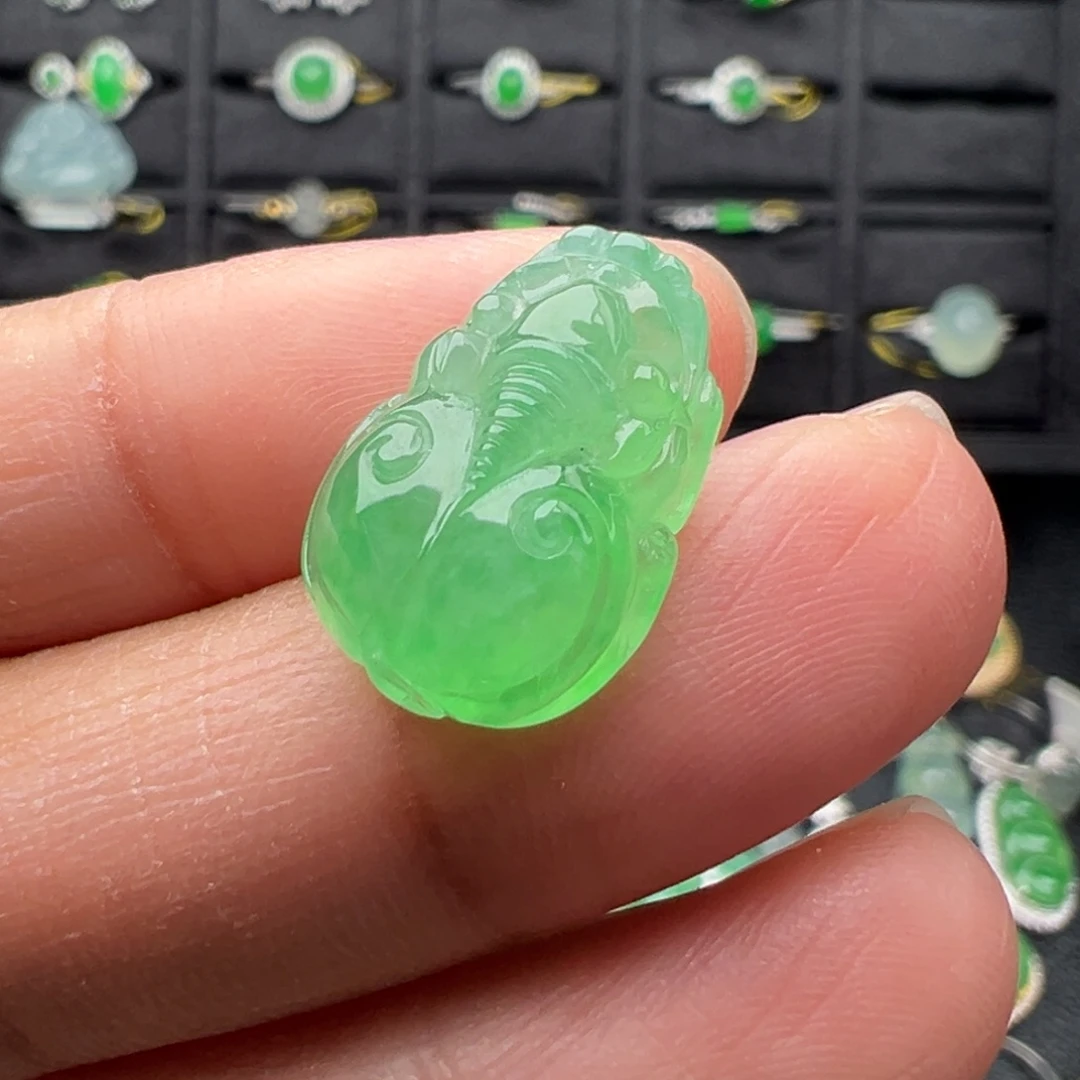 翡翠未镶嵌颈饰貔貅16.8