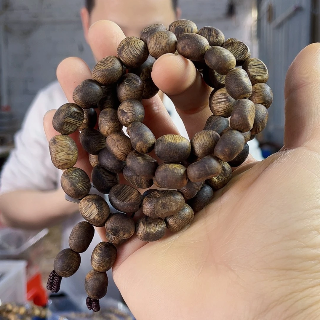 沉香手串棋楠张勺子留疤长串1.0/32克多样性发一