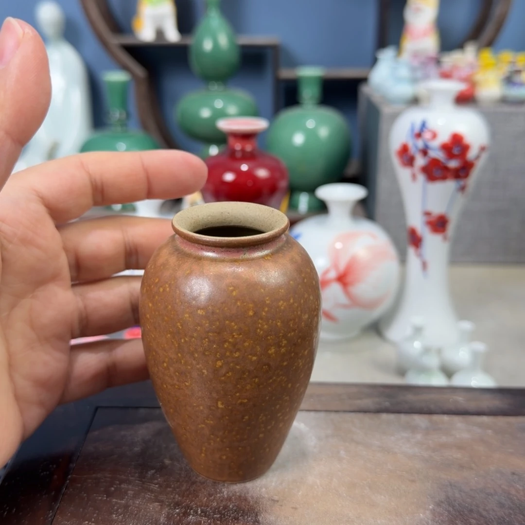 陶瓷手工小花器摆件