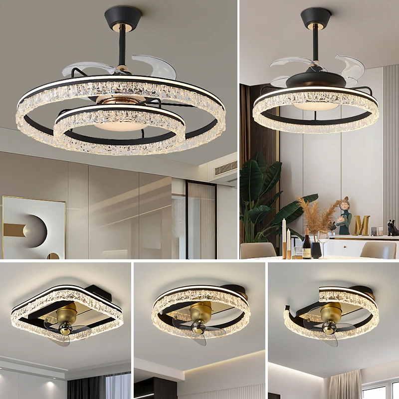 2025款轻奢客厅风扇灯吸顶灯大气客厅主灯灯具套餐组合简约现代