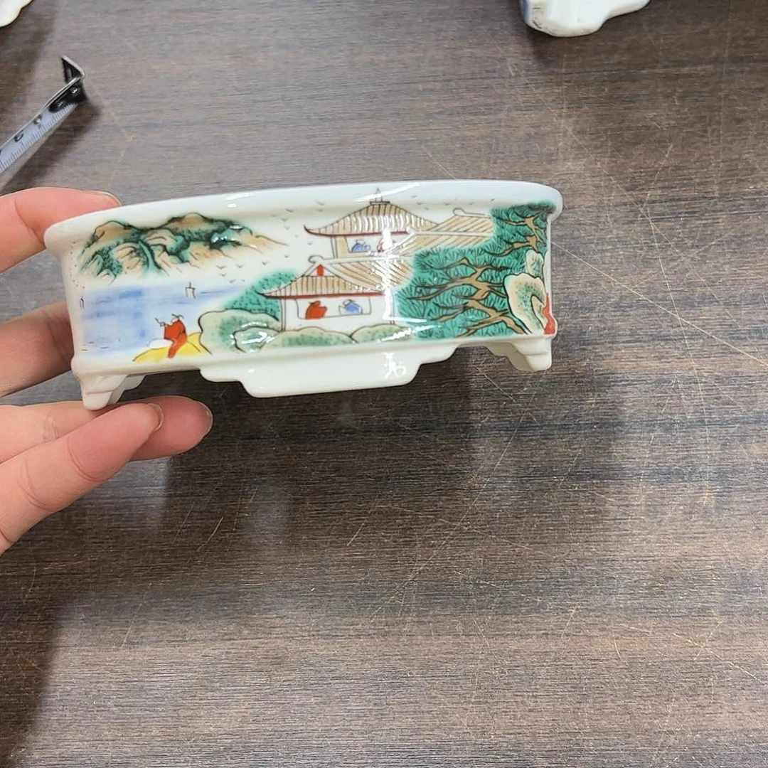 紫砂花盆031号微瑕13/10/4cn