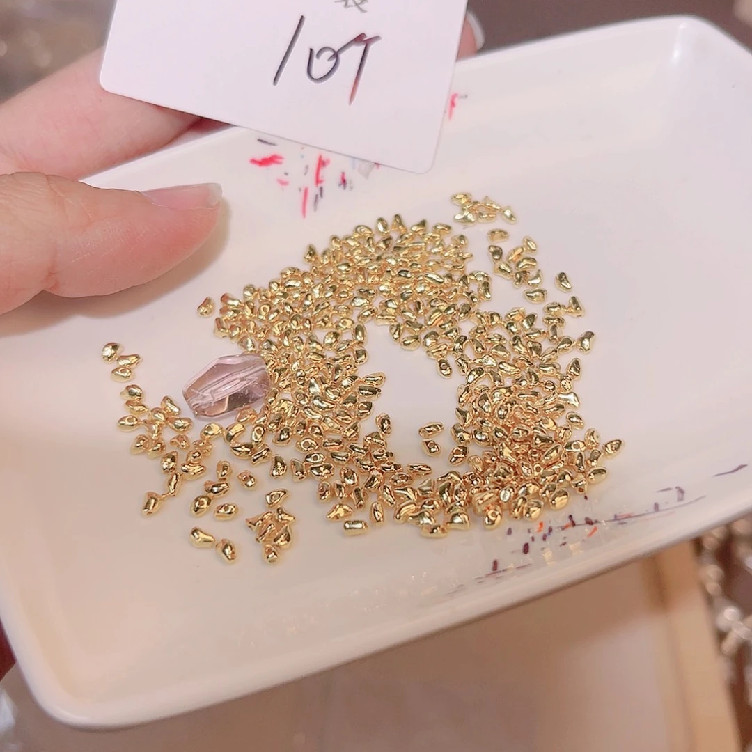 水晶珠宝半成品银S925镀金镶嵌193