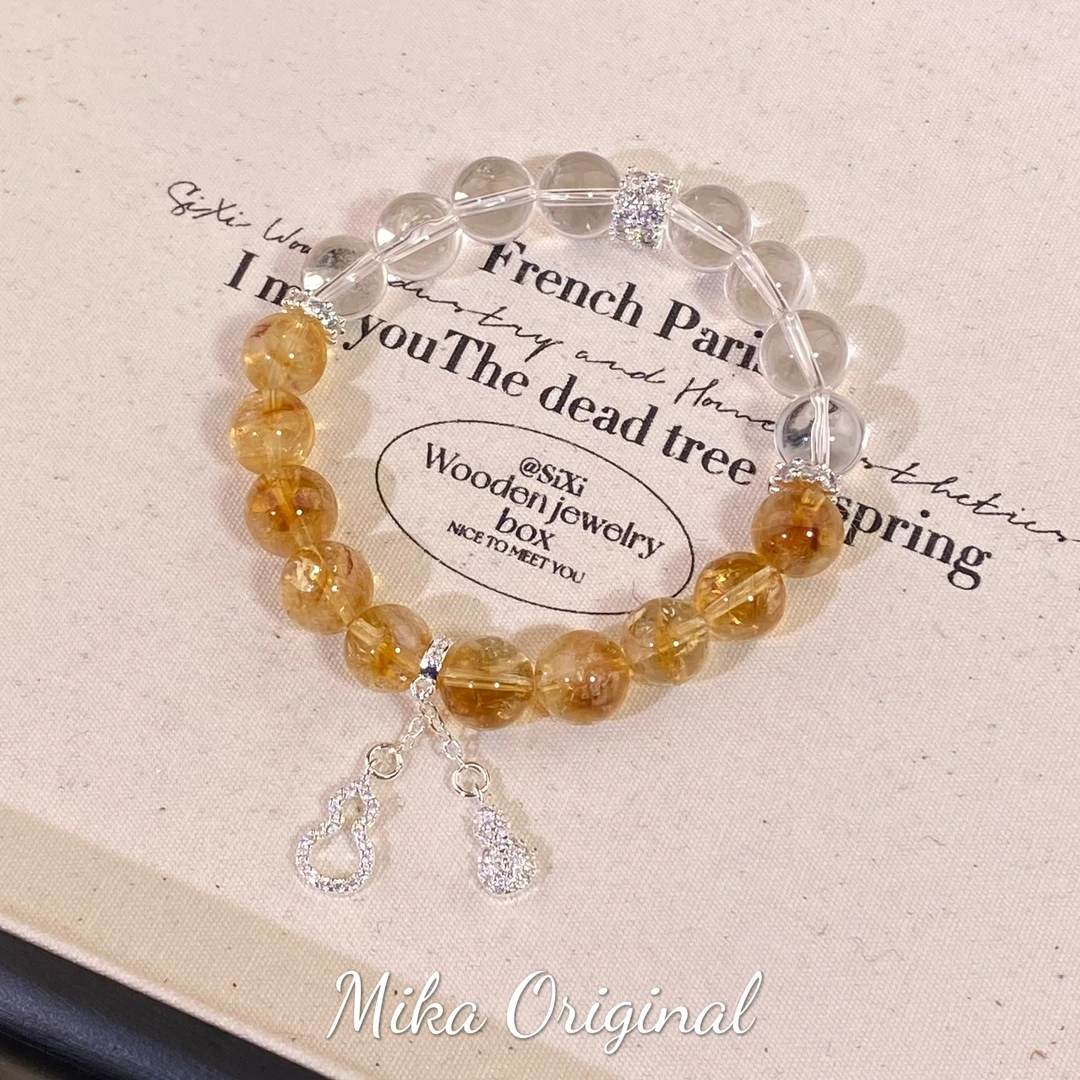 【吸米小葫芦】水晶手串 个性气质多样性发一颜色微差