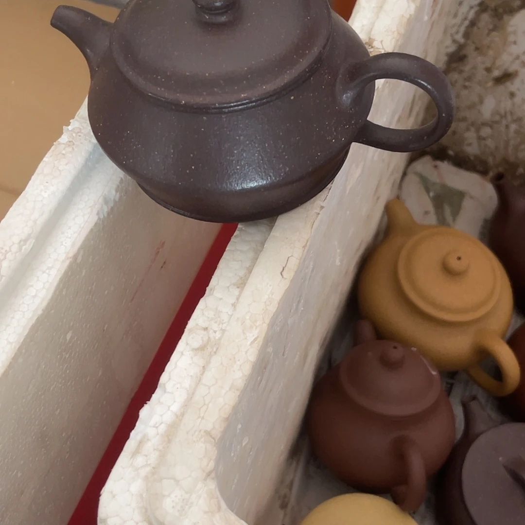 茶壶紫砂微瑕许娟粗砂天青曼殊