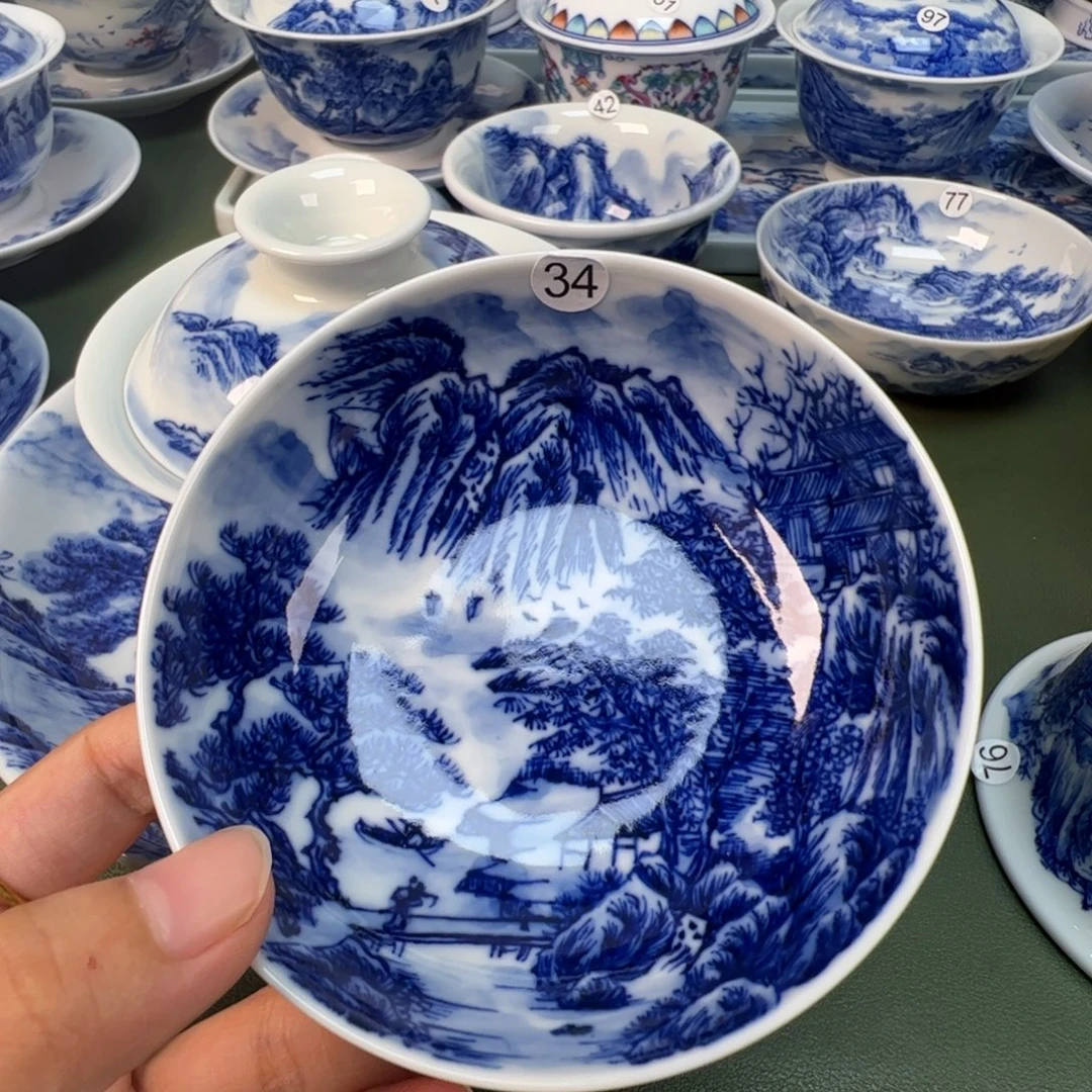 木木景德镇纯手工纯手绘茶具34